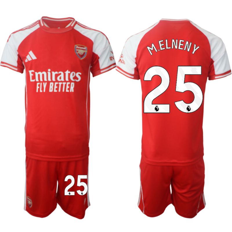 Men 2025-2026 Season Club Arsenal home red #25 Soccer Jersey->arsenal jersey->Soccer Club Jersey